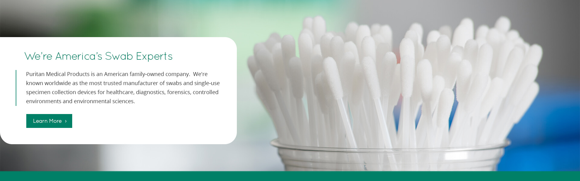 We're America's Swab Experts